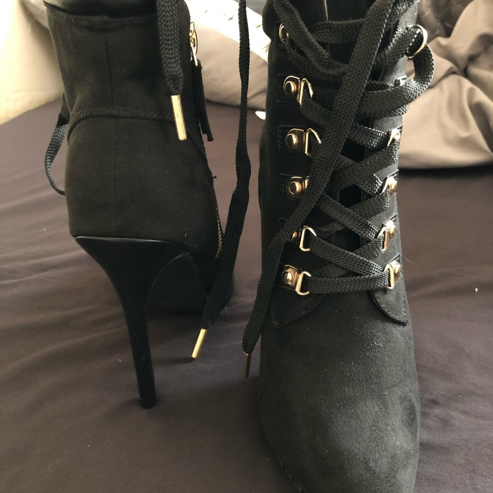 heeled ankle boots for women - Picture 2 of 2